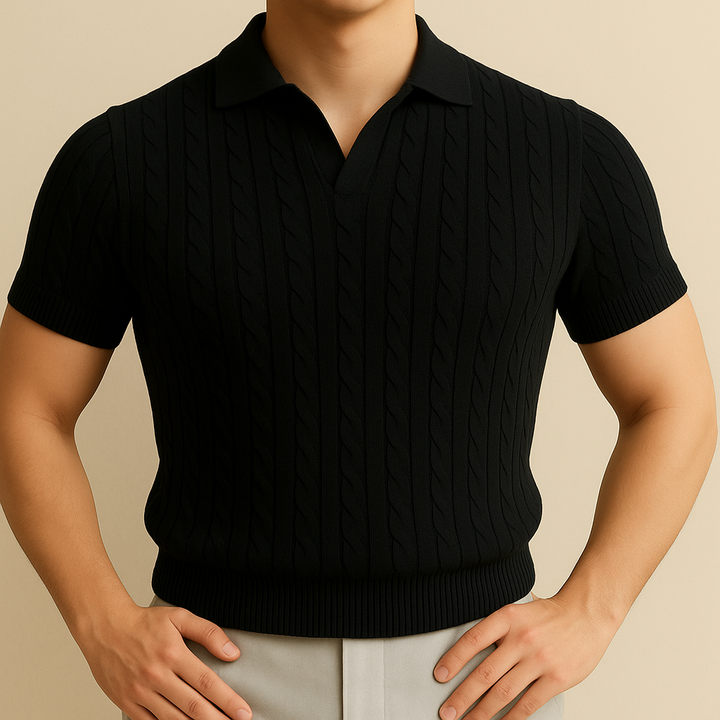 T-Shirt da Uomo Stile Polo Classica