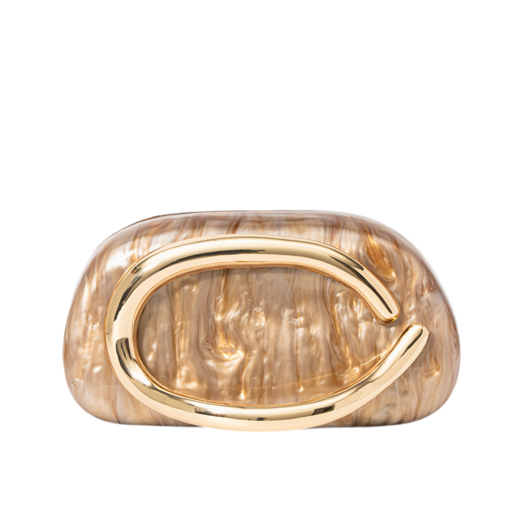 AURELIA – Clutch elegante effetto marmorizzato