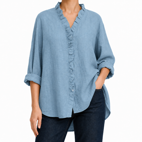 ELENA – Camicia azzurra elegante