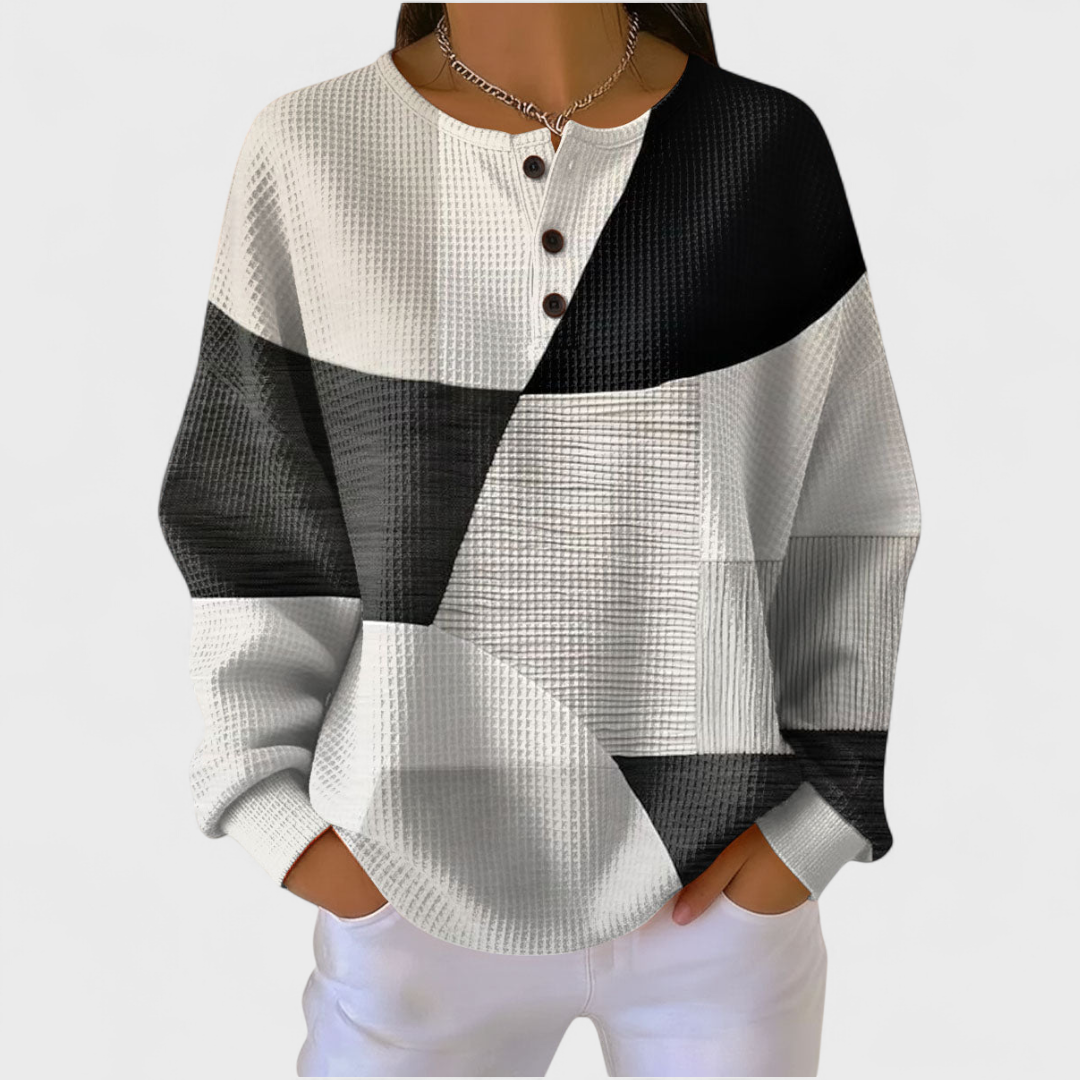 Cornélia – maglione morbido con motivi originali
