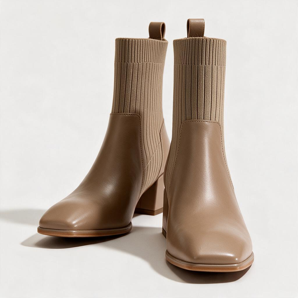 Ilaria – Stivaletto elasticizzato con plateau