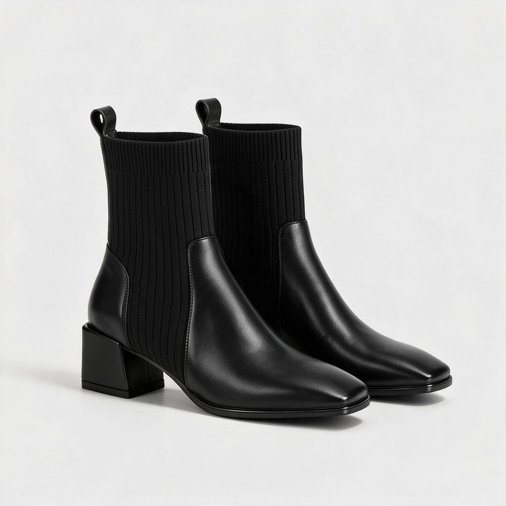 Ilaria – Stivaletto elasticizzato con plateau