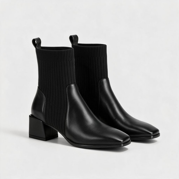 Ilaria – Stivaletto elasticizzato con plateau