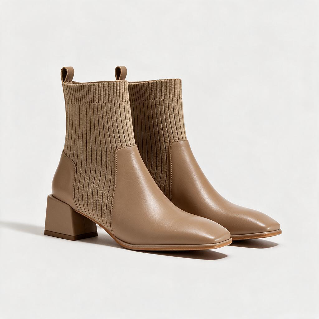 Ilaria – Stivaletto elasticizzato con plateau