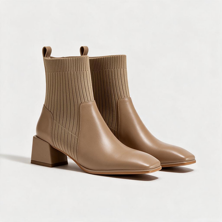 Ilaria – Stivaletto elasticizzato con plateau