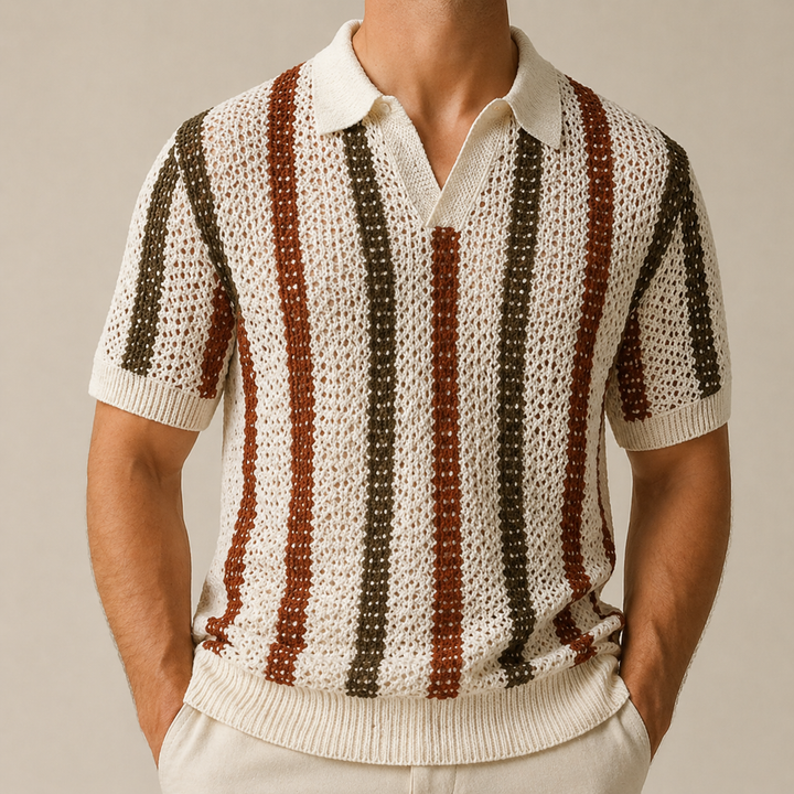 Polo a Maglia Stripes