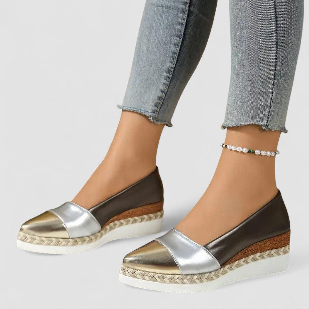 Lucia – Mocassino con zeppa