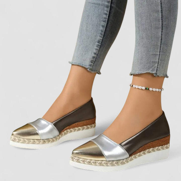 Lucia – Mocassino con zeppa