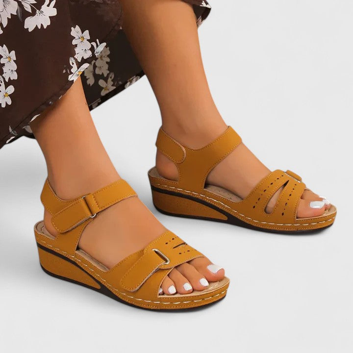 Genoveva – Sandali comfort con plantare anatomico