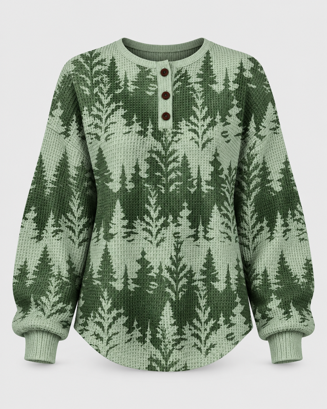 LIDIA – Felpa oversize con motivo bosco