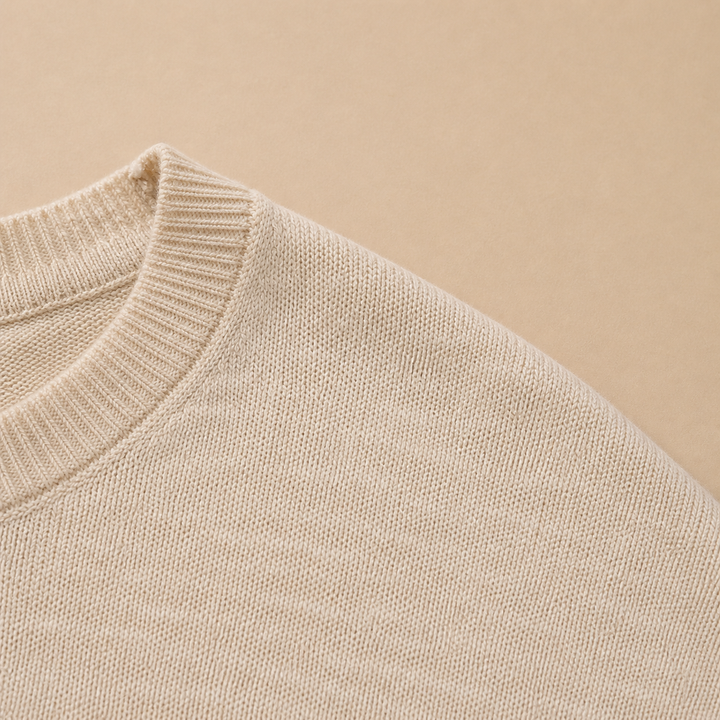 Maglione Essenziale in Lino e Cotone