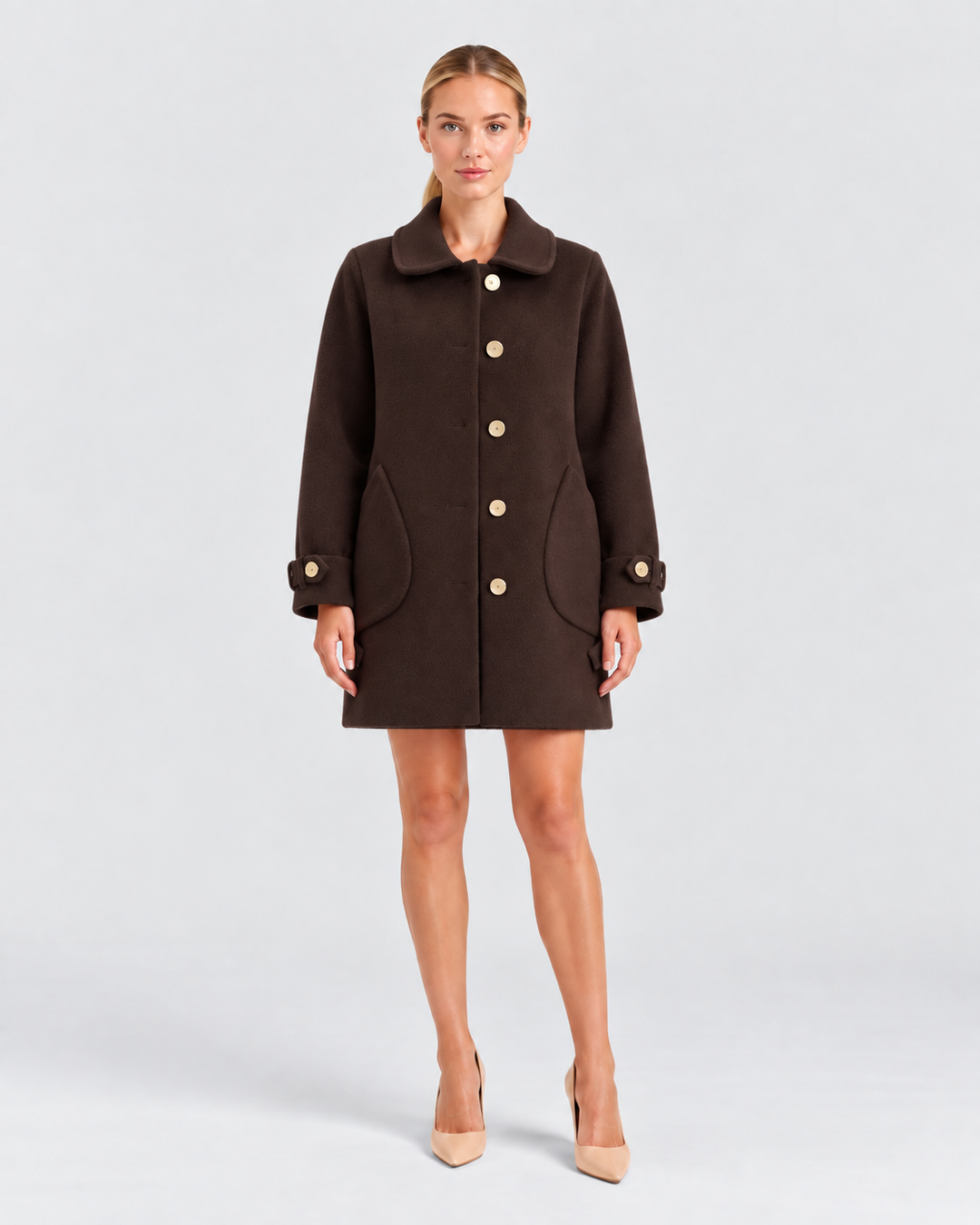MARTINA – Cappotto corto con tasche