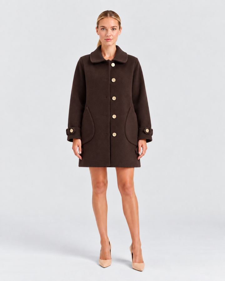 MARTINA – Cappotto corto con tasche