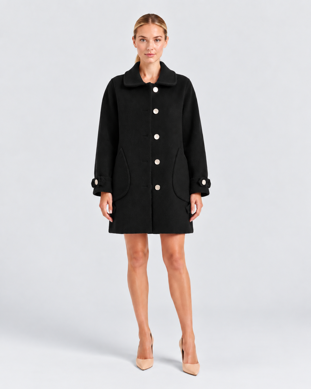 MARTINA – Cappotto corto con tasche