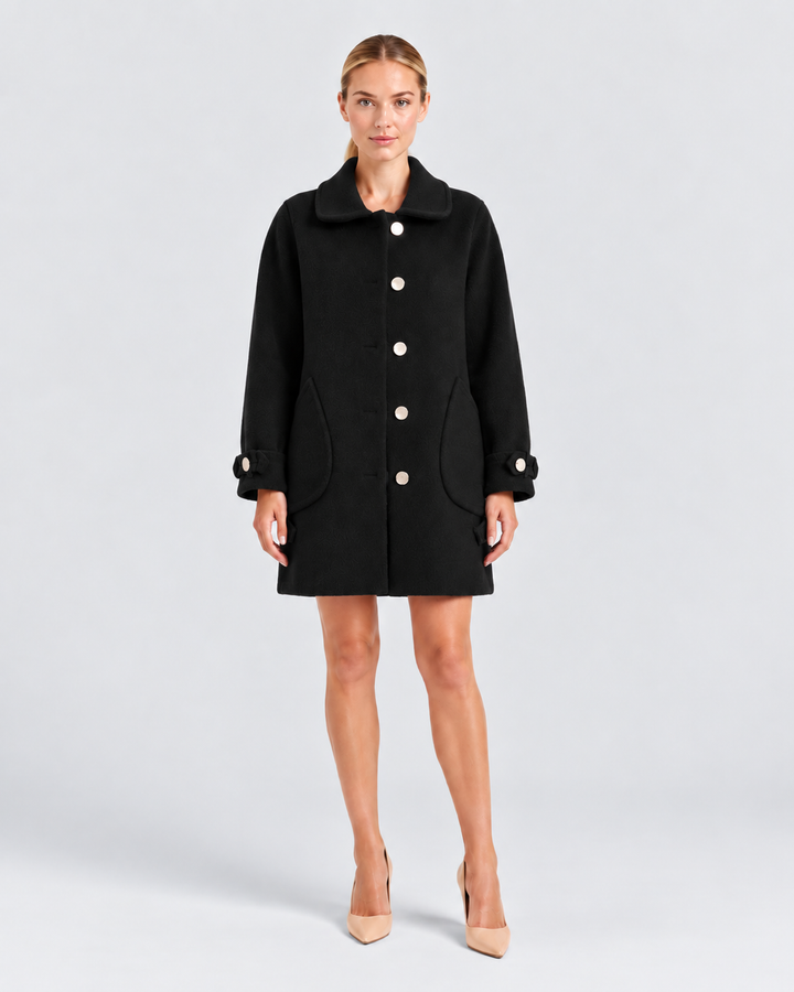 MARTINA – Cappotto corto con tasche