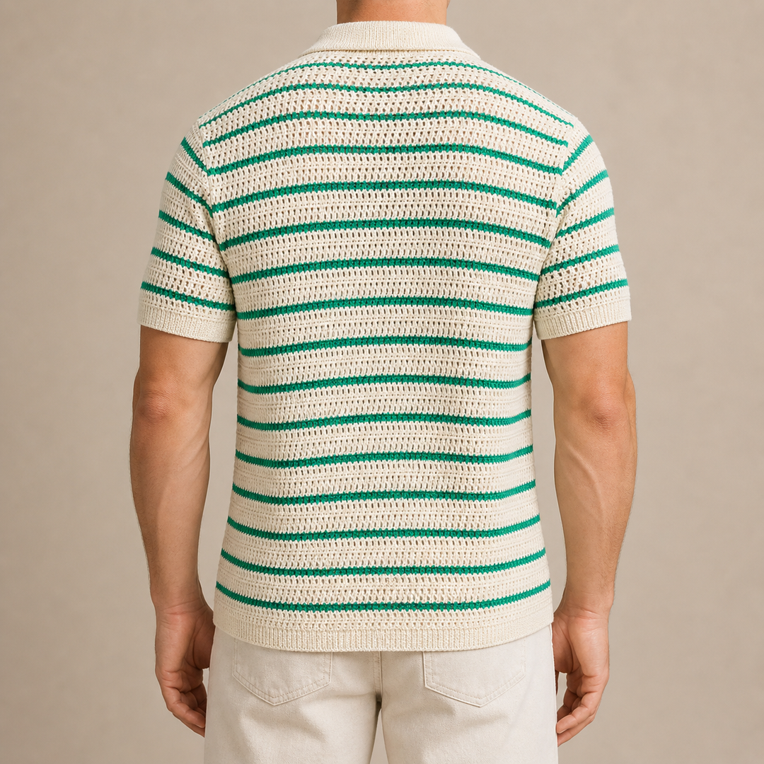 Marbella - Camicia a Bottoni in Maglia