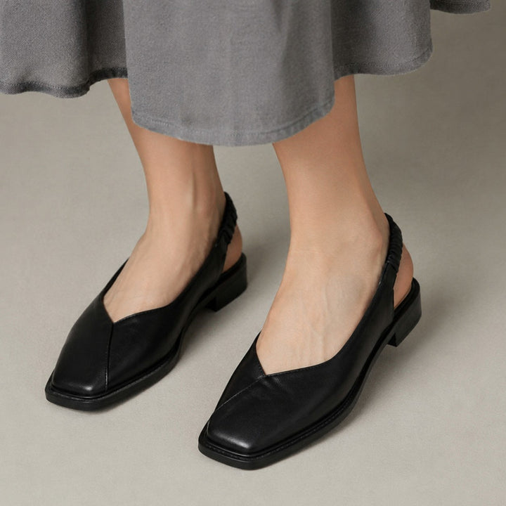 VELIA – Ballerine a punta quadrata