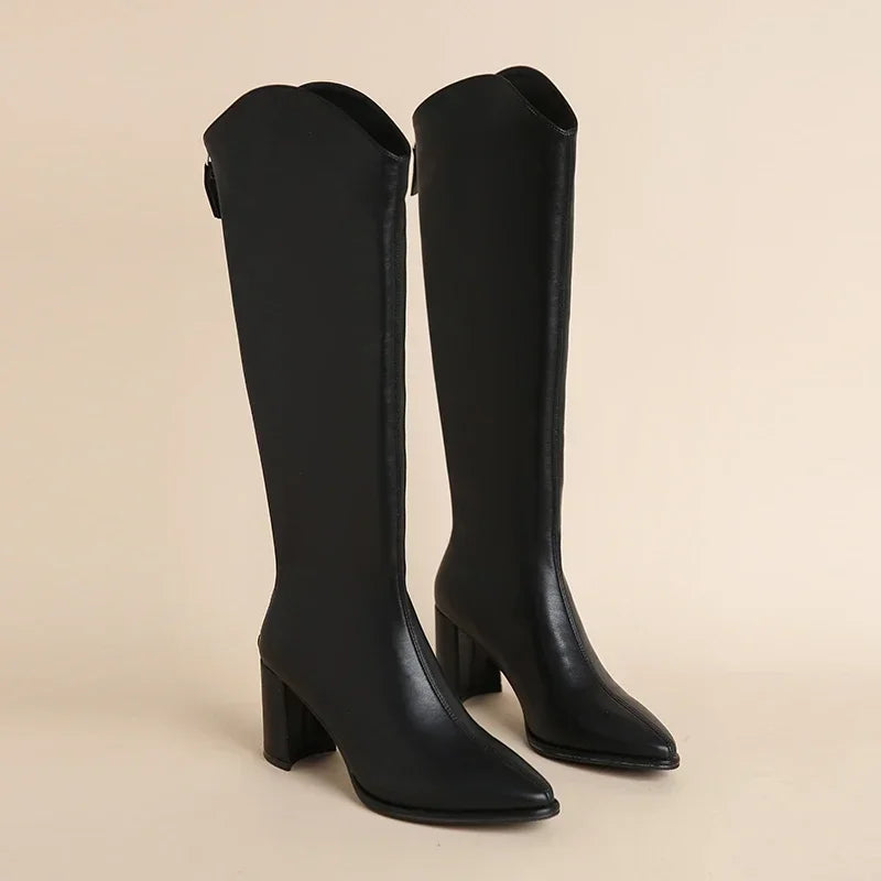 Diletta – Stivale alto con tacco
