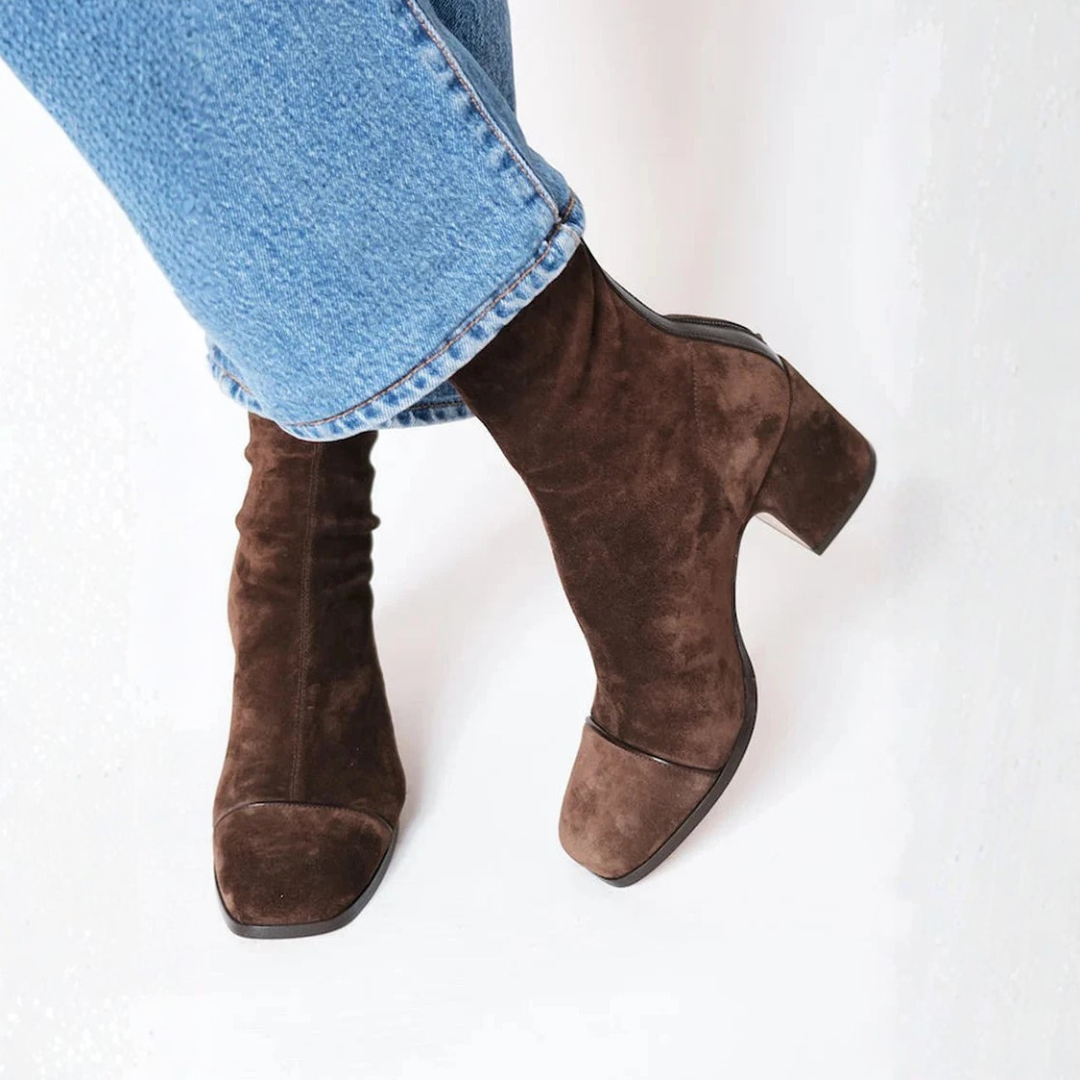 Sara – Stivale alto drappeggiato