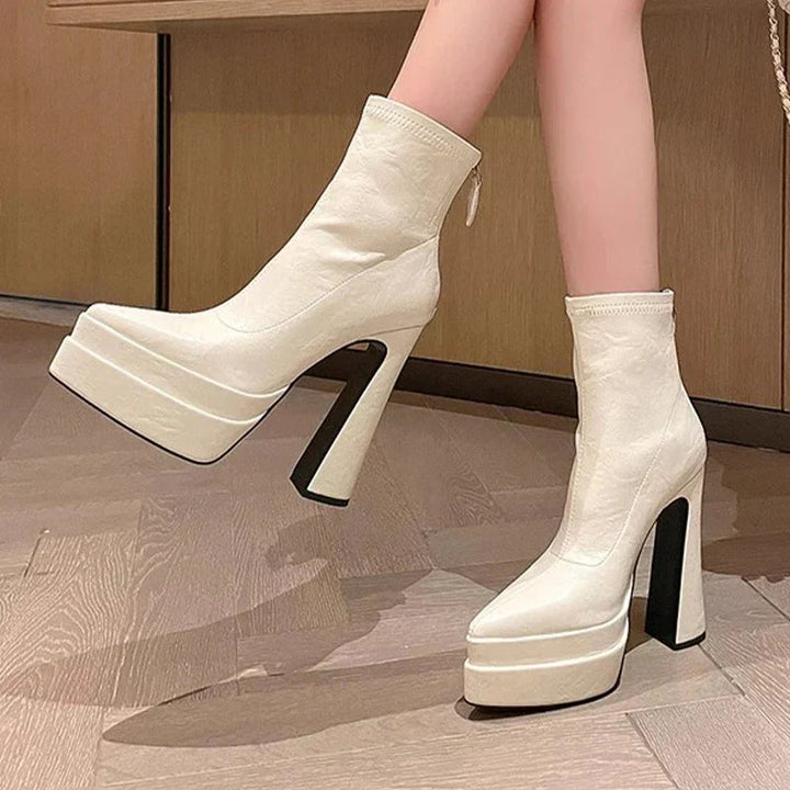 Caterina – Stivaletto con plateau