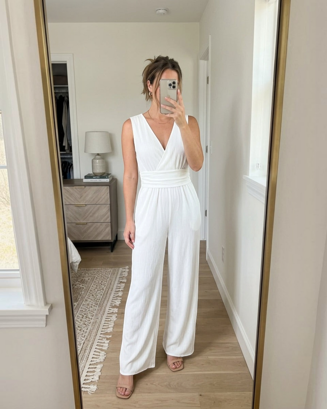 Tullia – Tuta elegante in bianco | Luna Moda