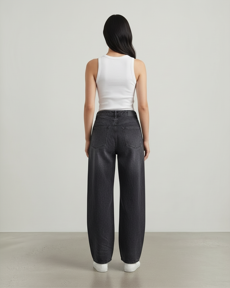 BICE – Jeans morbidi a gamba larga