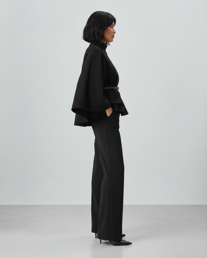 SERENA – Cappotto con maniche a farfalla