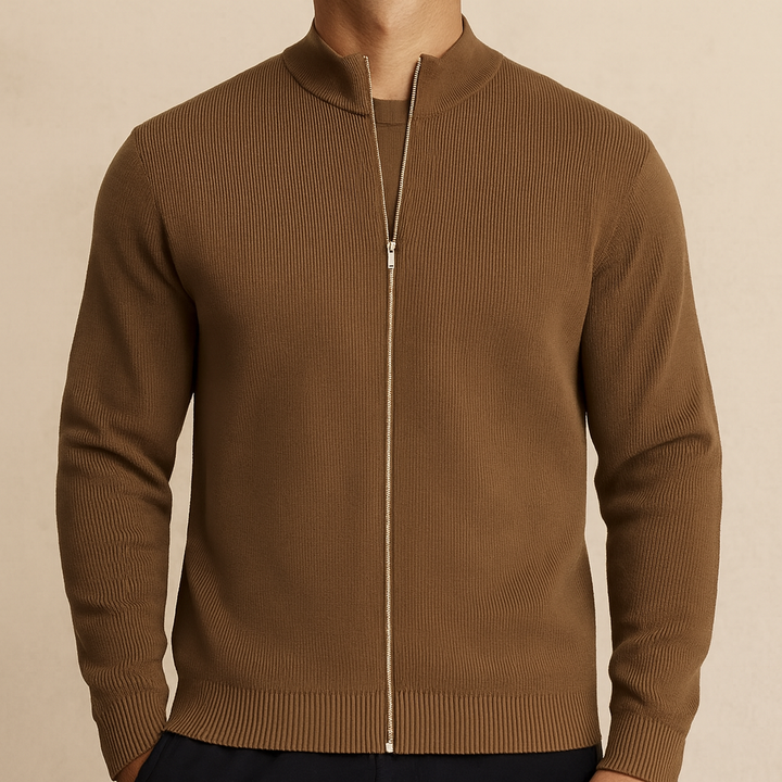 Giacca con Zip a Costine Marcivo