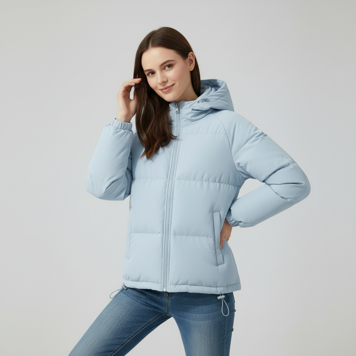 ELIDE, giacca imbottita con cappuccio – Luna Moda