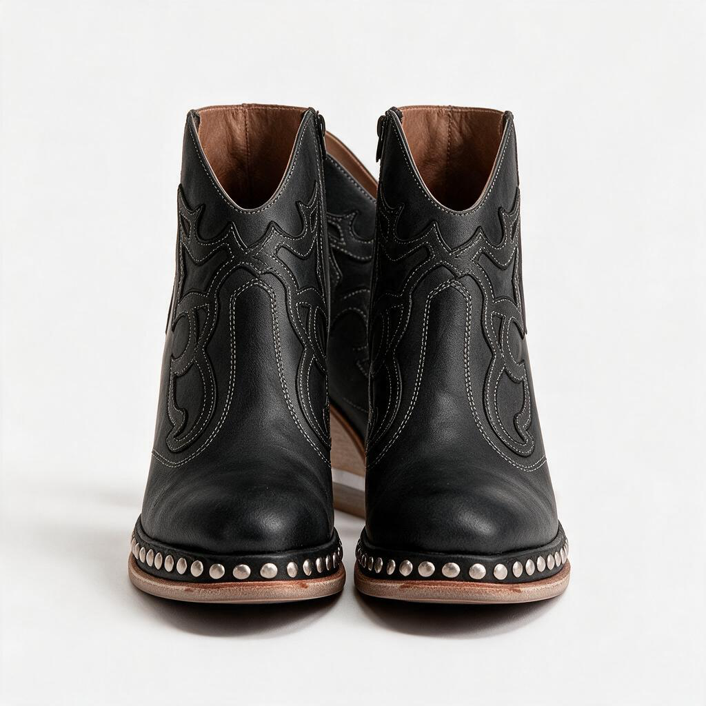 Ginevra – Stivaletto texano ricamato