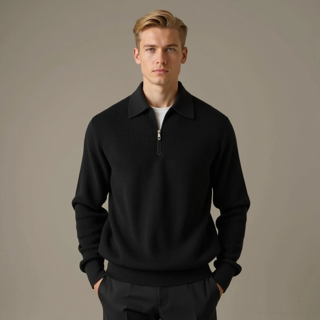 Maglione Zip-Up In Maglia Aspen