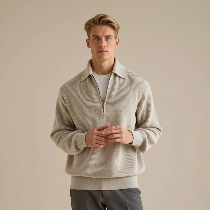 Maglione Zip-Up In Maglia Aspen