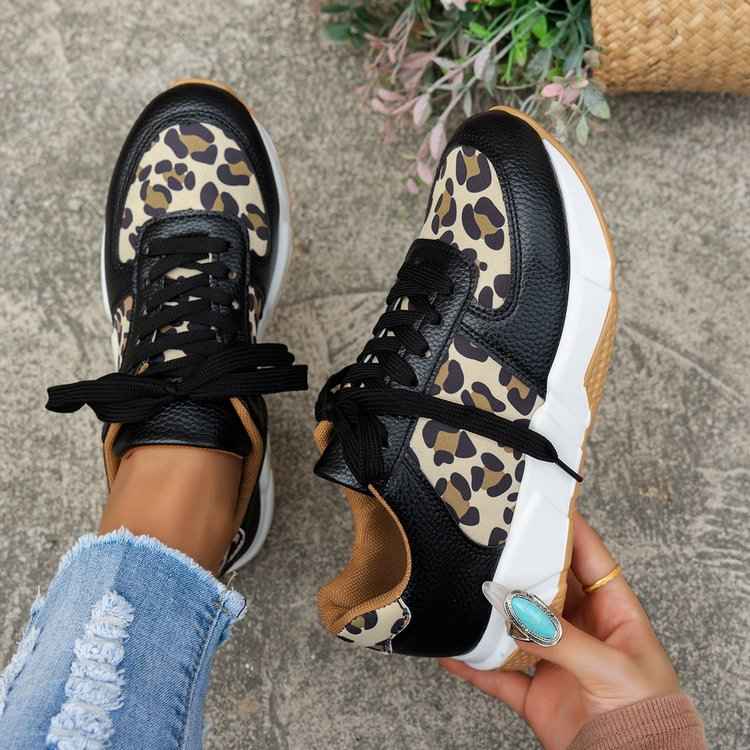 ELOISA - Sneakers con stampa leopardata