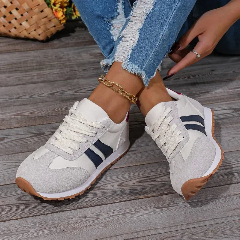 GILDA - Sneakers da passeggio con lacci in stile retrò
