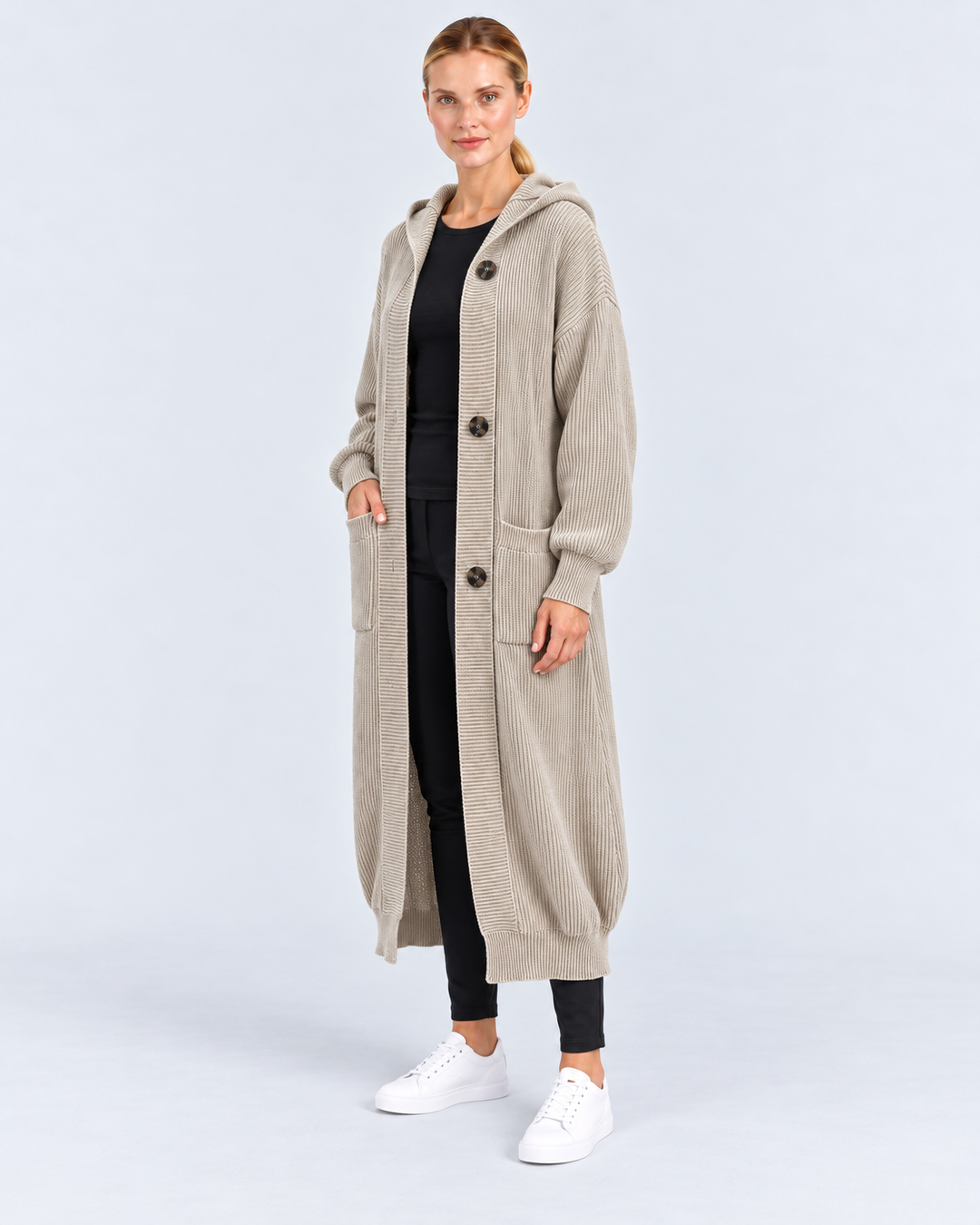 CHIARA – Cardigan lungo oversize