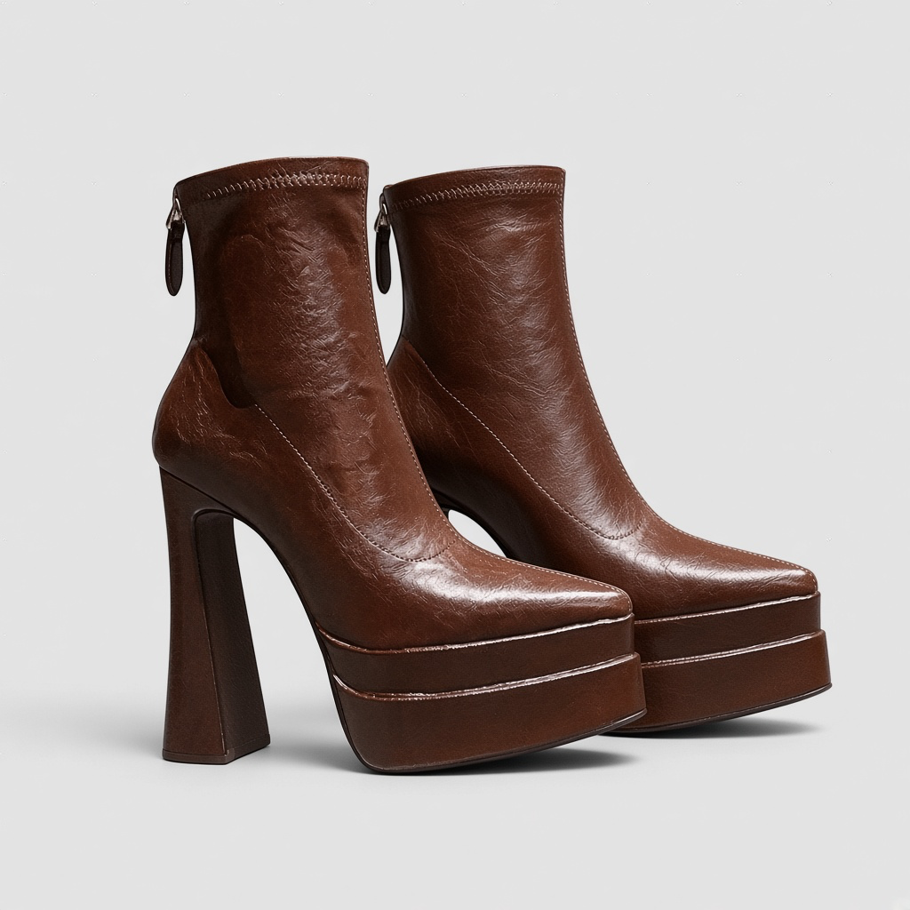 Caterina – Stivaletto con plateau
