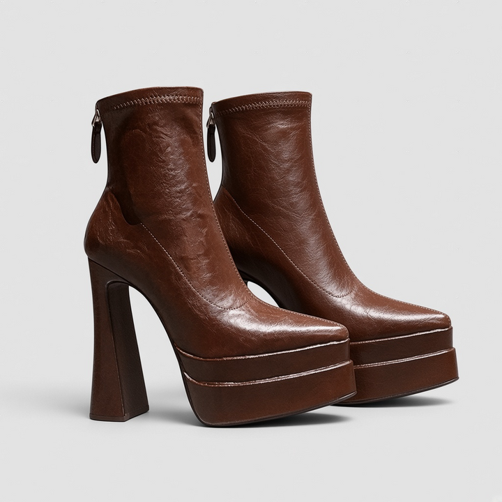 Caterina – Stivaletto con plateau