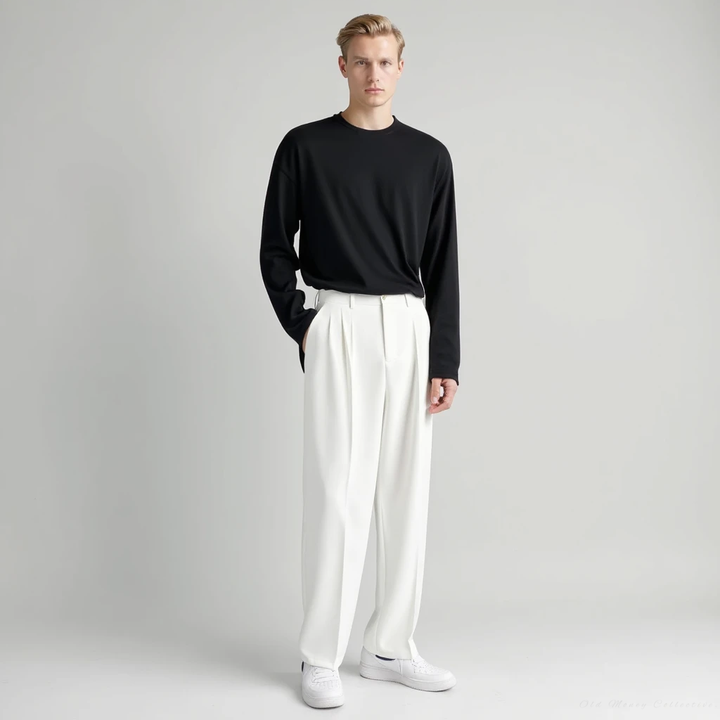 Class – Pantaloni oversize in misto cotone con tasche