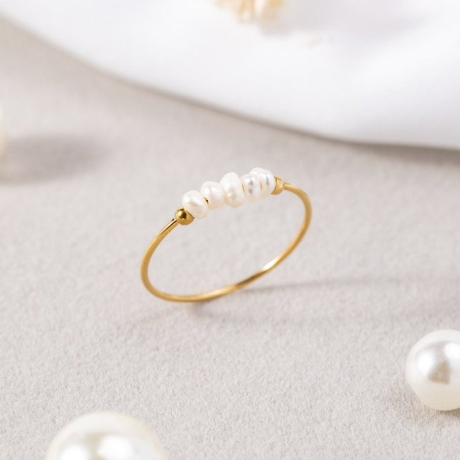 Anello Classico in Perle d&