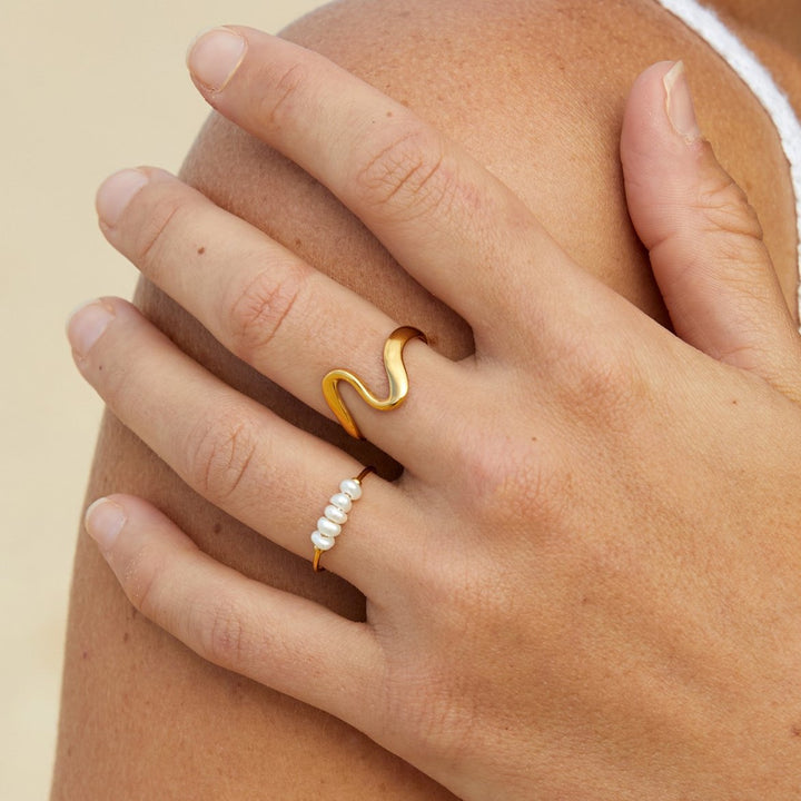 Anello Classico in Perle d&