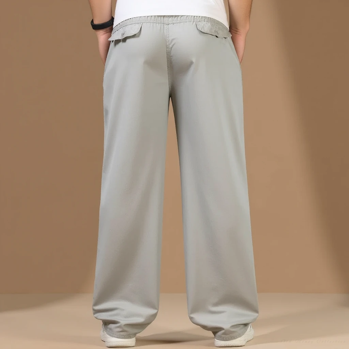 Pantaloni in cotone e lino – taglio sartoriale, leggeri e traspiranti