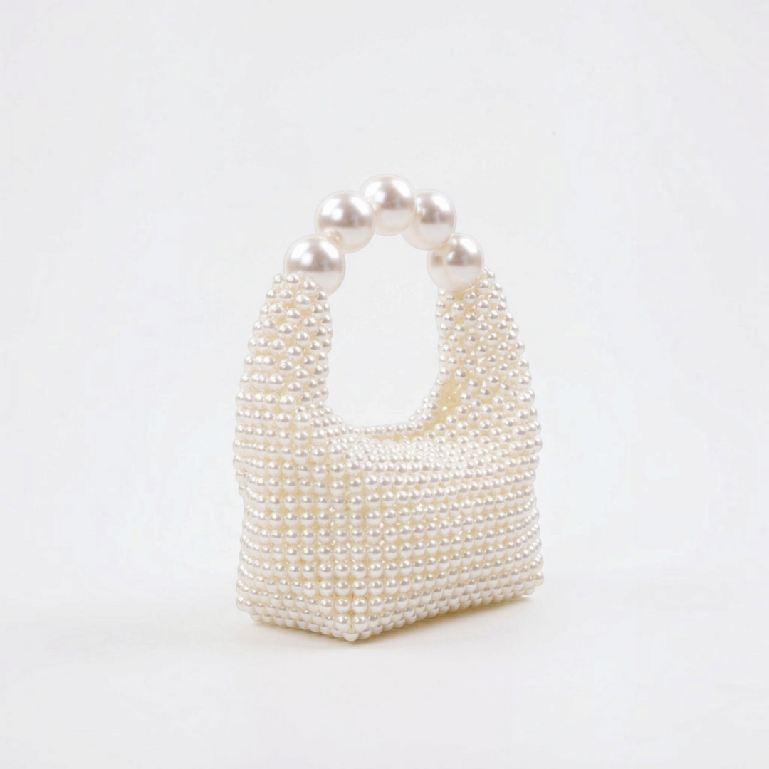 Perla – Clutch mini avorio | Luna Moda