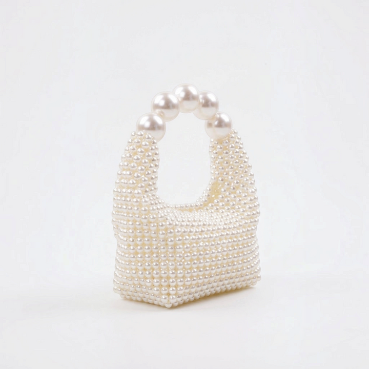 Perla – Clutch mini avorio | Luna Moda