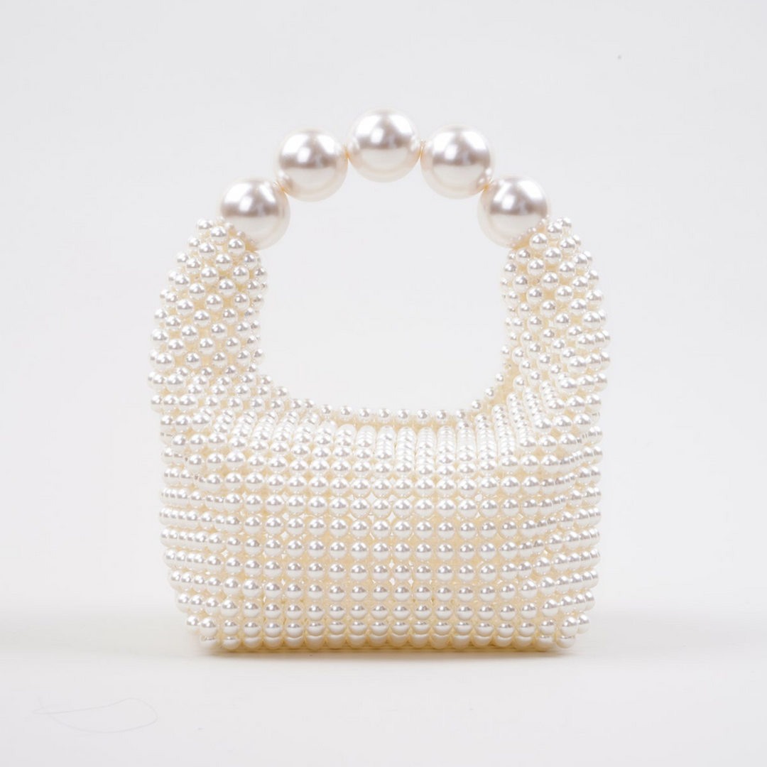 PERLA - Clutch mini avorio