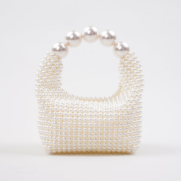 PERLA - Clutch mini avorio