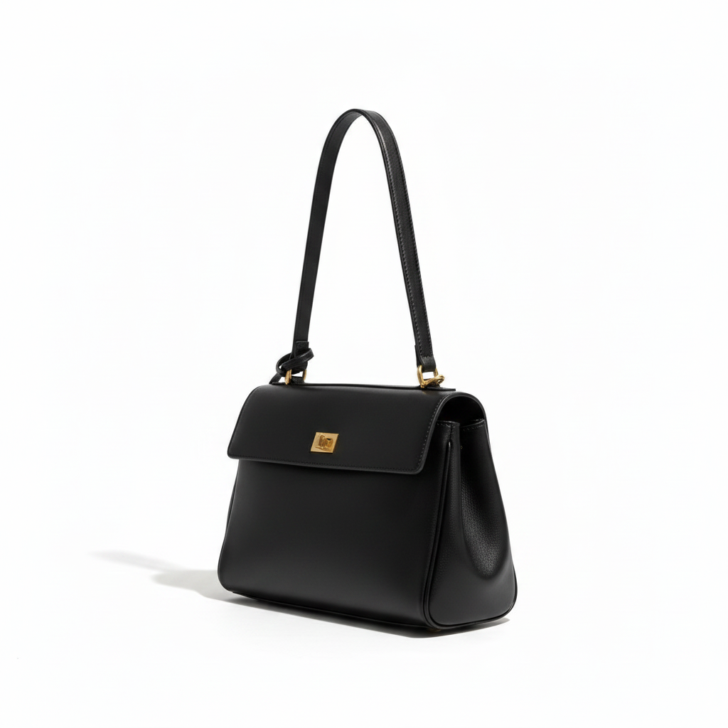 RAMONA – Borsa elegante con dettagli dorati