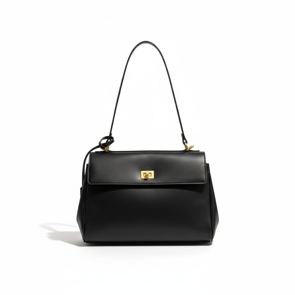 RAMONA – Borsa elegante con dettagli dorati