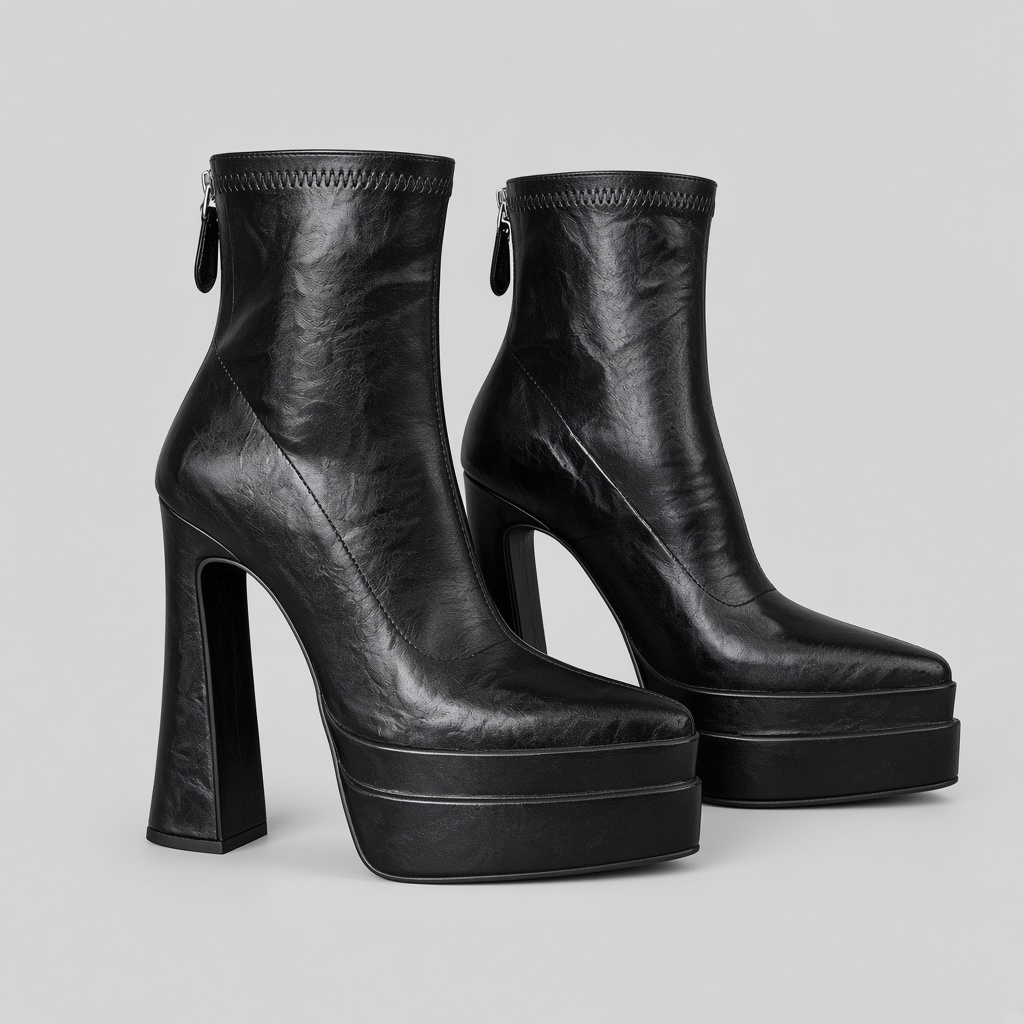 Caterina – Stivaletto con plateau