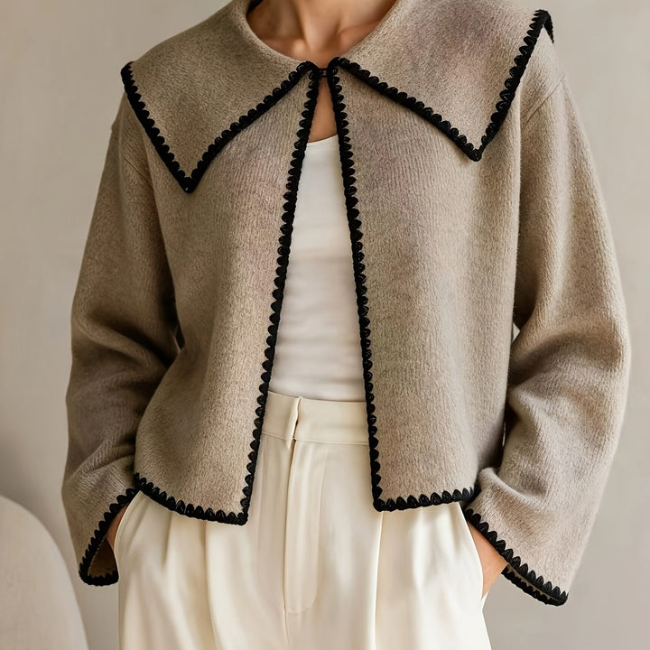 CINZIA - Cardigan ricamato donna largo