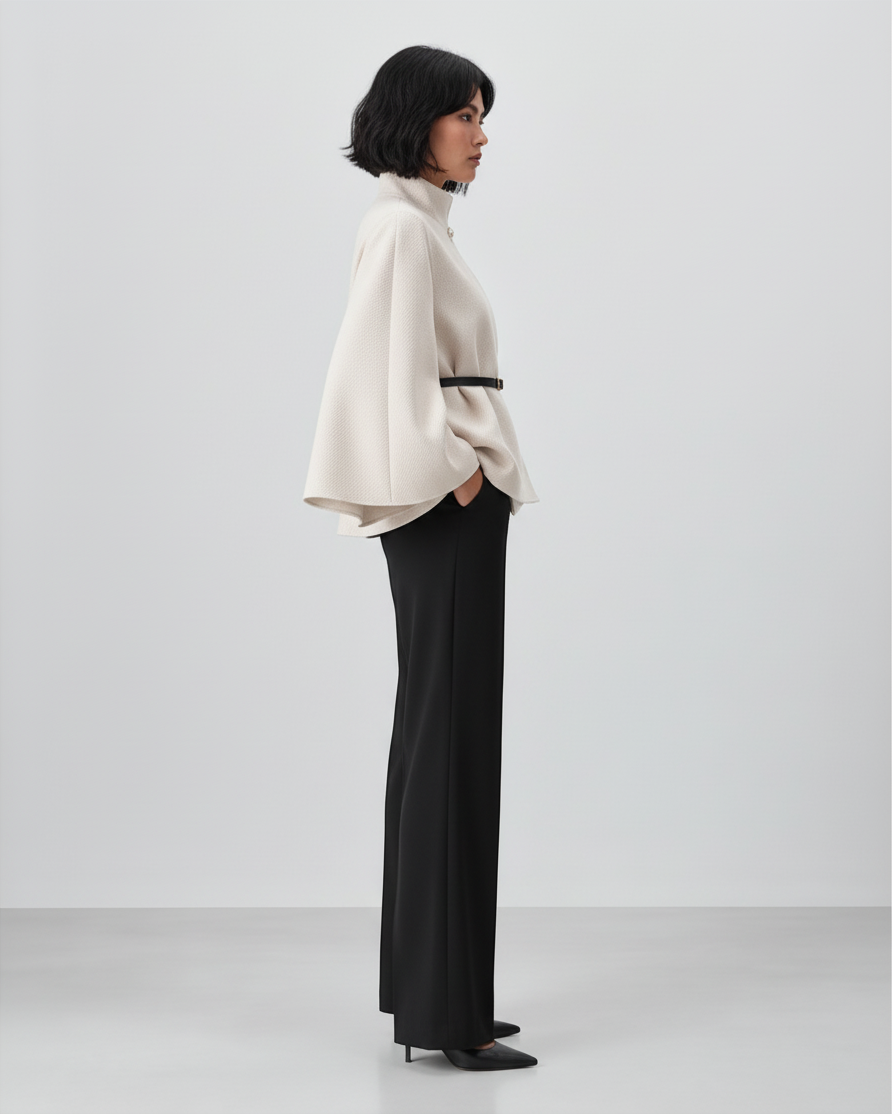SERENA – Cappotto con maniche a farfalla